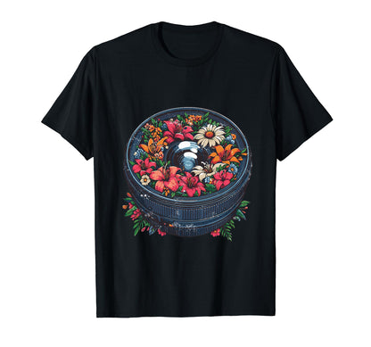 Floral Lens Music And Flower T-Shirt - Streetwear Style for Adults - T-Shirt, Sweatshirt, Hoodie