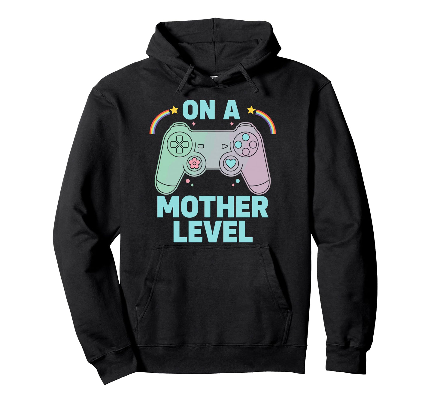 Gamer Mom Mother Level Hoodie - Minimalist Print Unisex - T-Shirt, Sweatshirt, Hoodie