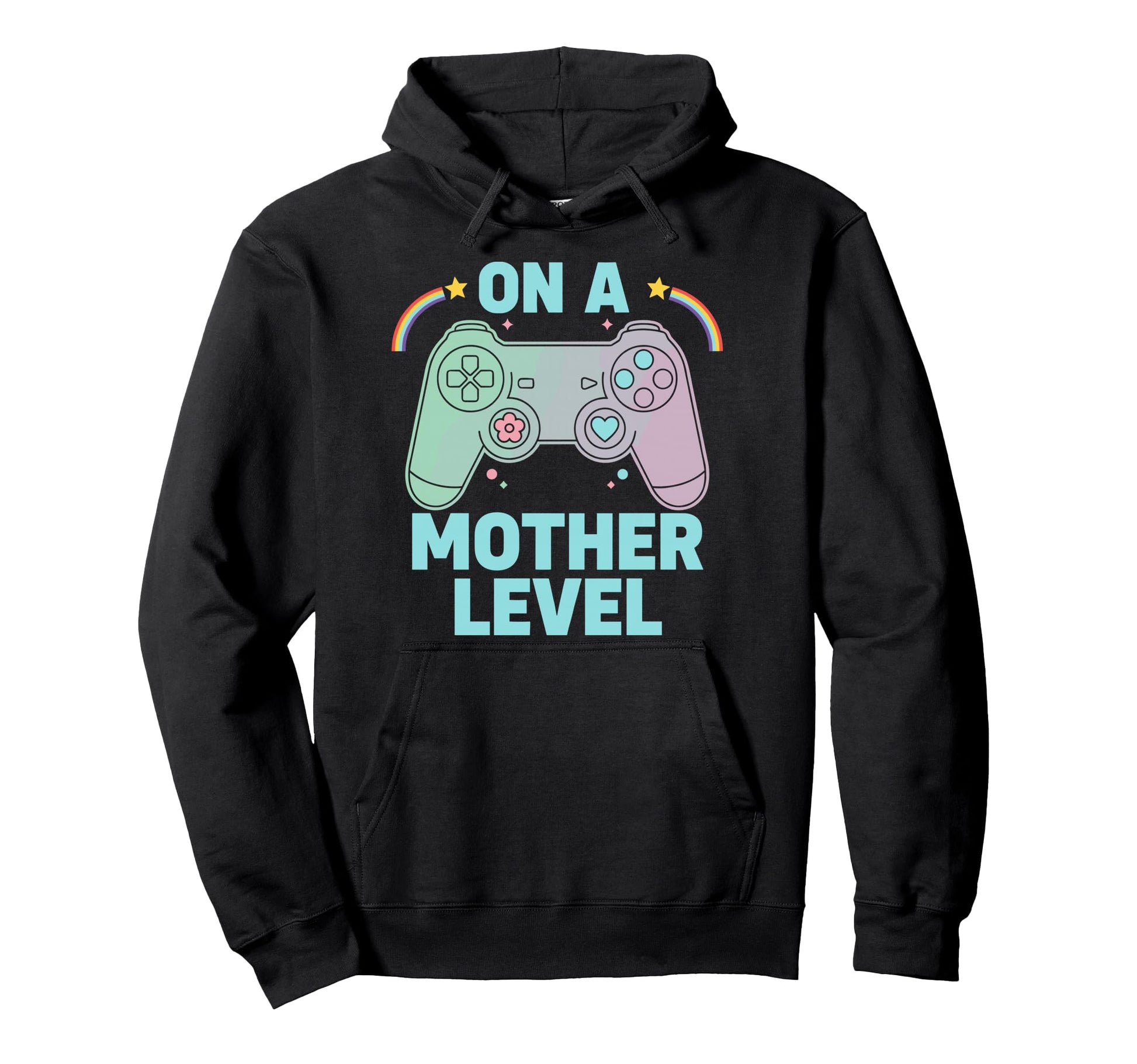 Gamer Mom Mother Level Hoodie - Minimalist Print Unisex - T-Shirt, Sweatshirt, Hoodie