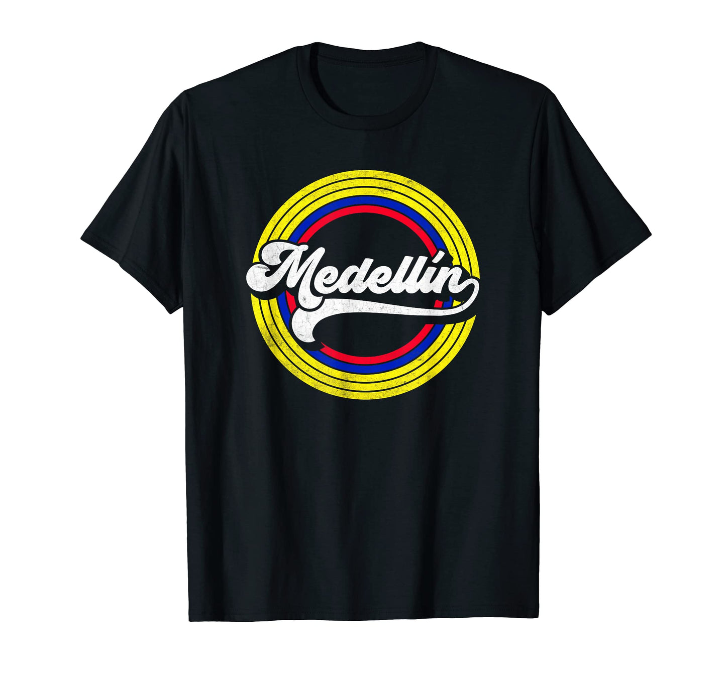 Medellin Colombia Flag Rainbow T-Shirt - Streetwear Style Men Women - T-Shirt, Sweatshirt, Hoodie