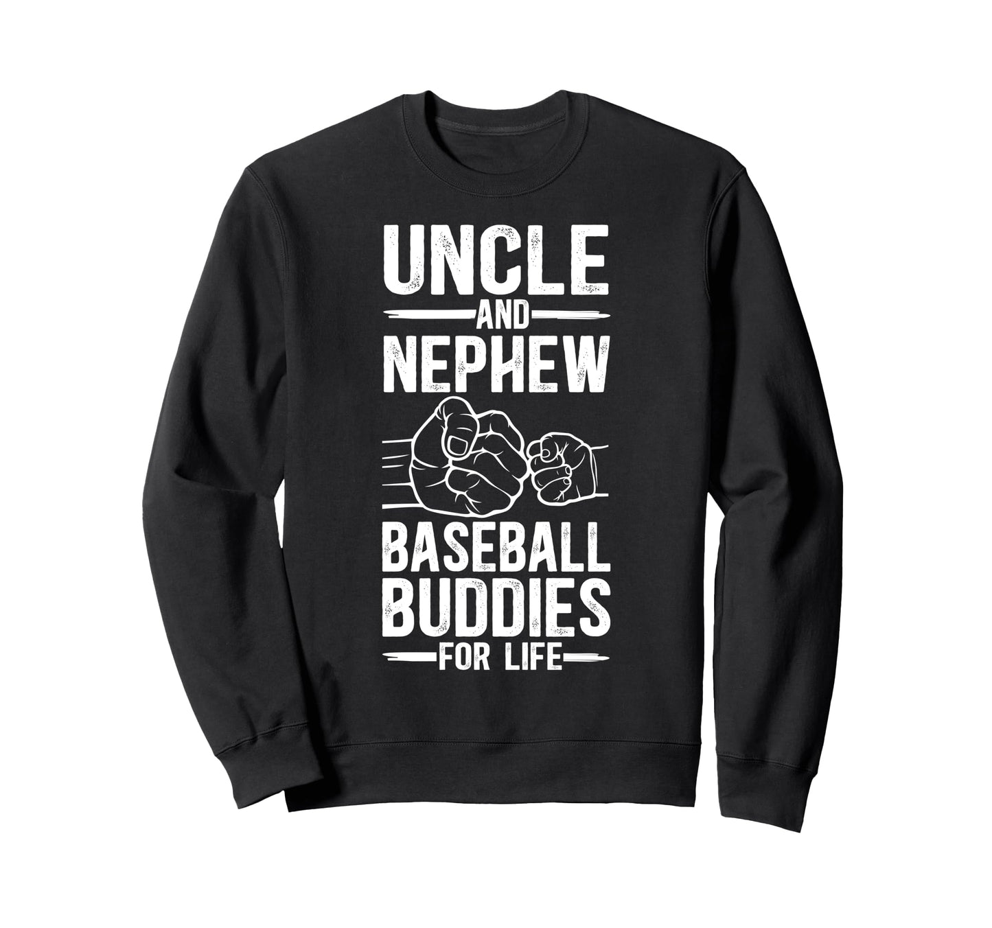 Baseball Uncle And Nephew Baseball Sweatshirt - Minimalist Print Men Women - T-Shirt, Sweatshirt, Hoodie