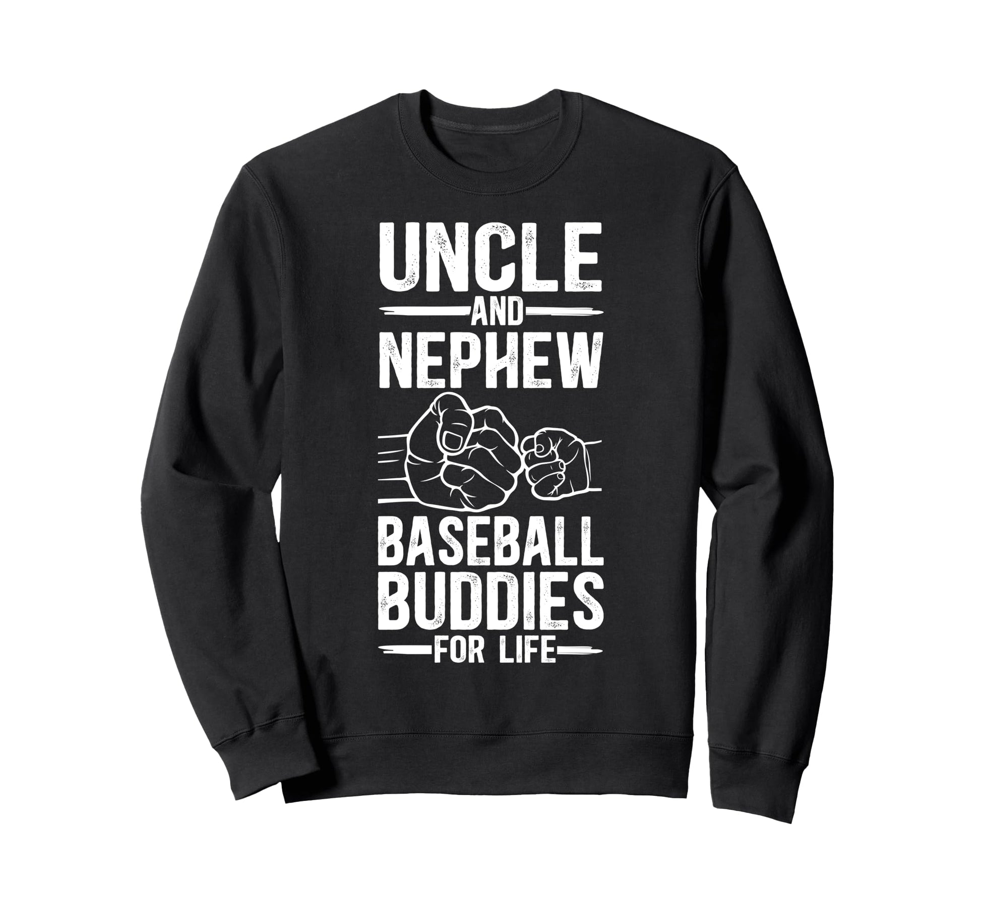 Baseball Uncle And Nephew Baseball Sweatshirt - Minimalist Print Men Women - T-Shirt, Sweatshirt, Hoodie