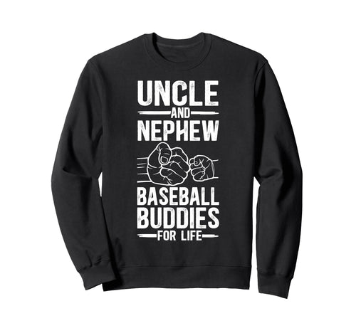 Baseball Uncle And Nephew Baseball Sweatshirt - Minimalist Print Men Women - T-Shirt, Sweatshirt, Hoodie