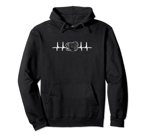 Fun Camera Obscura Heart Line Photography Hoodie - Streetwear Style Unisex - T-Shirt, Sweatshirt, Hoodie