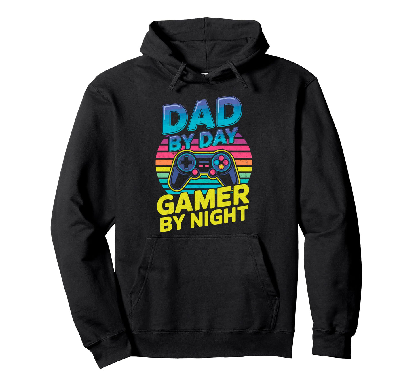 Dad Day Gamer Night Joke Video Game Hoodie - Trendy Graphic for Adults - T-Shirt, Sweatshirt, Hoodie