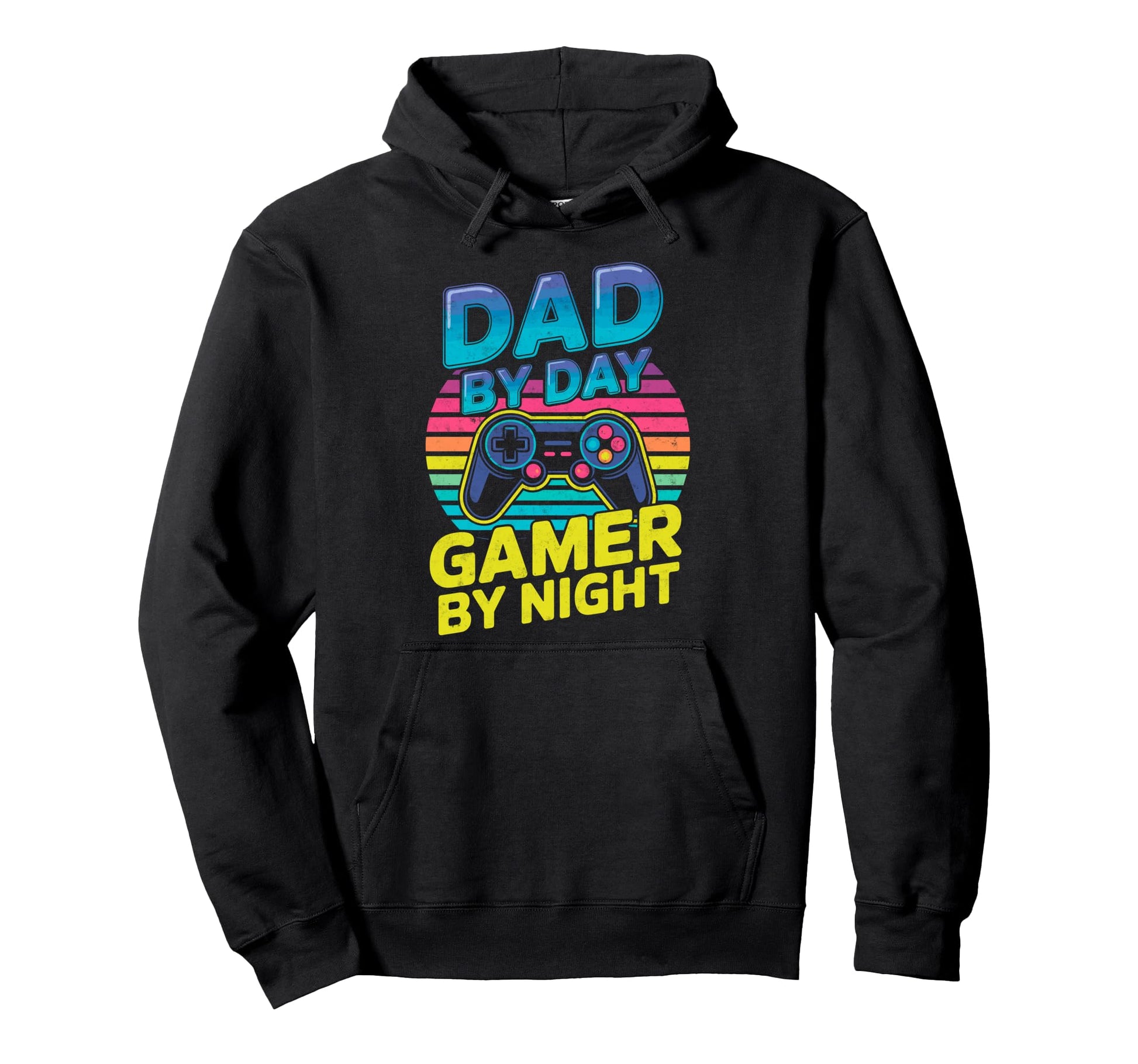 Dad Day Gamer Night Joke Video Game Hoodie - Trendy Graphic for Adults - T-Shirt, Sweatshirt, Hoodie