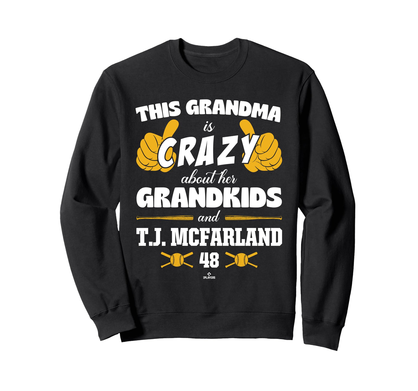 Grandma Crazy T J Mcfarland Oakland Sweatshirt - Minimalist Print Unisex - T-Shirt, Sweatshirt, Hoodie
