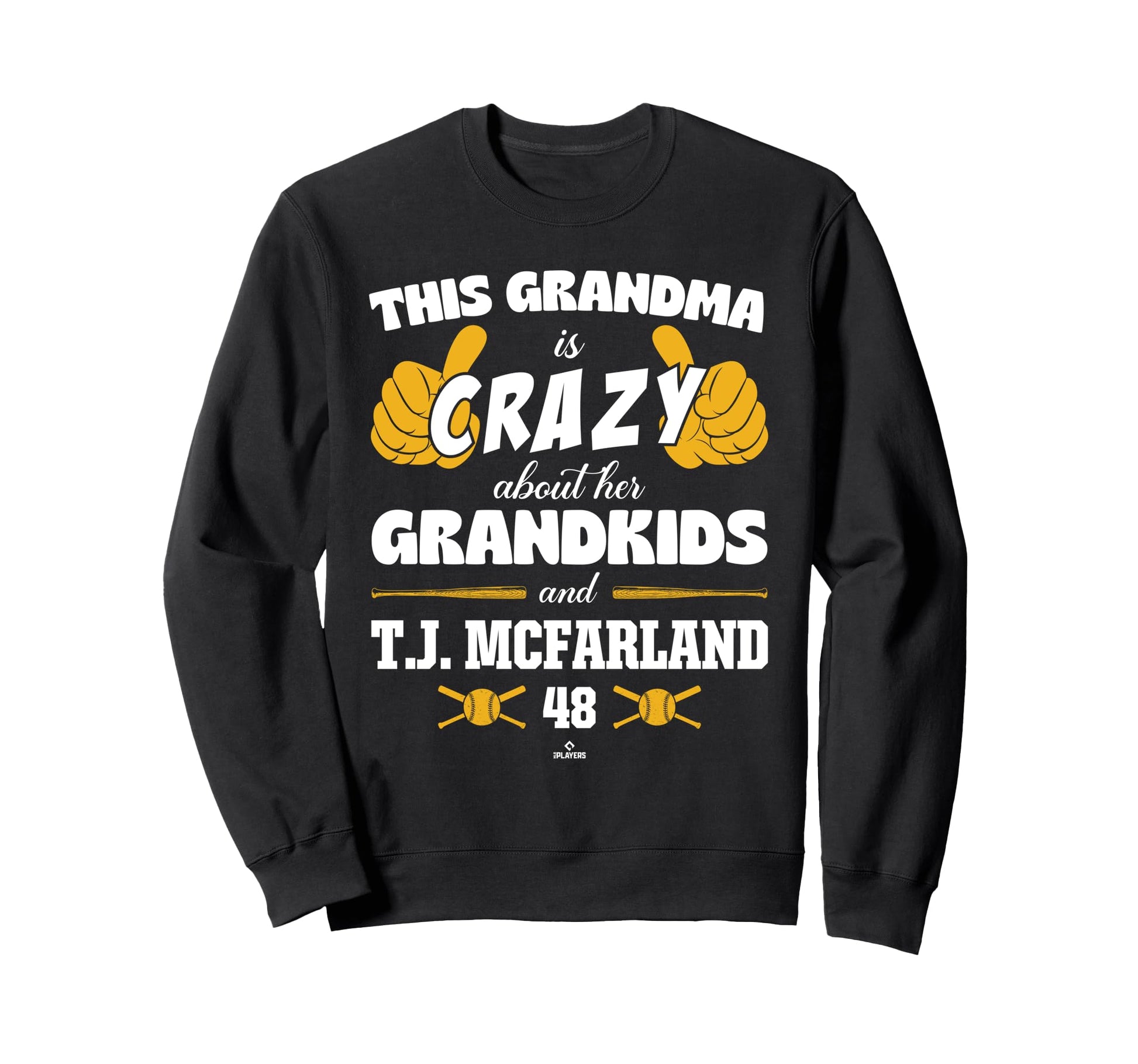 Grandma Crazy T J Mcfarland Oakland Sweatshirt - Minimalist Print Unisex - T-Shirt, Sweatshirt, Hoodie