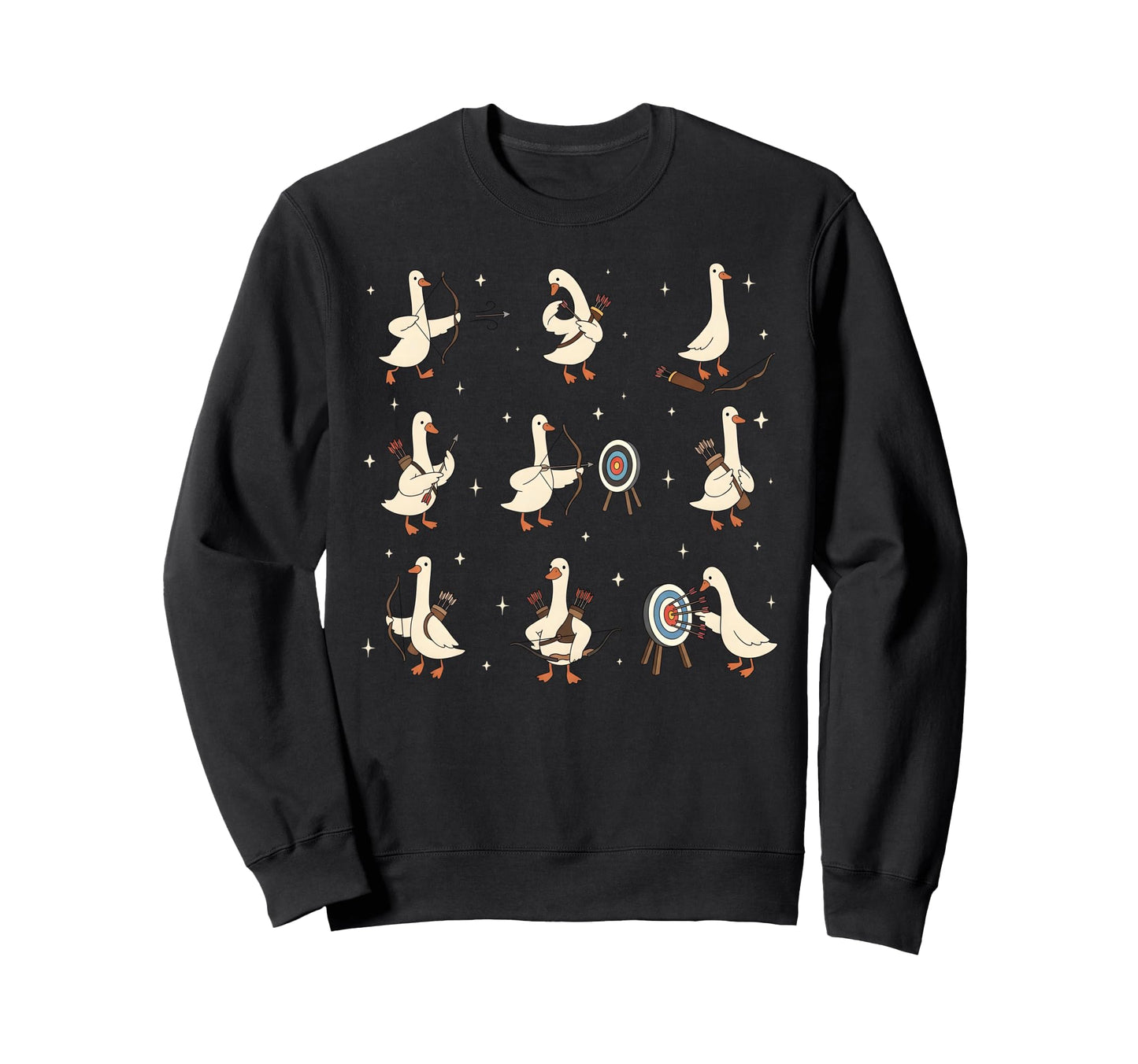 Archery Silly Goose Archer Hunting Sweatshirt - Unique Graphic for Adults - T-Shirt, Sweatshirt, Hoodie