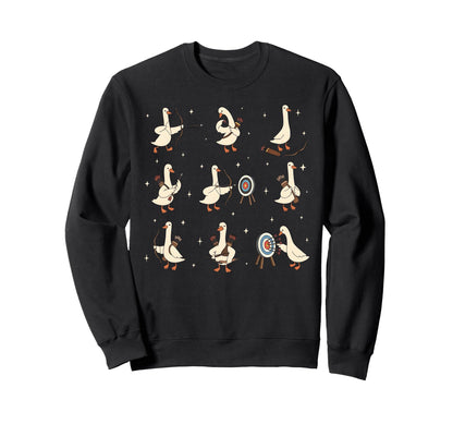 Archery Silly Goose Archer Hunting Sweatshirt - Unique Graphic for Adults - T-Shirt, Sweatshirt, Hoodie