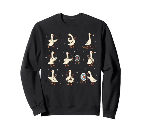 Archery Silly Goose Archer Hunting Sweatshirt - Unique Graphic for Adults - T-Shirt, Sweatshirt, Hoodie