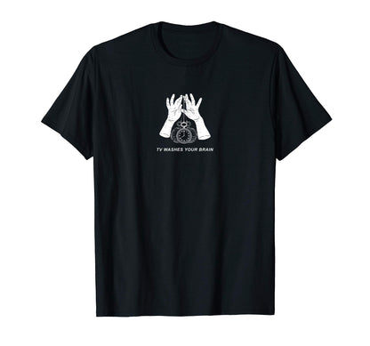 Tv Washes Your Brain Hypnosis Aesthetic T-Shirt - Trendy Graphic Unisex - T-Shirt, Sweatshirt, Hoodie