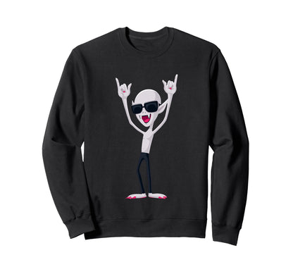 Vampire Rock Funny Gothic Monster Sweatshirt - Graphic Print Men Women - T-Shirt, Sweatshirt, Hoodie