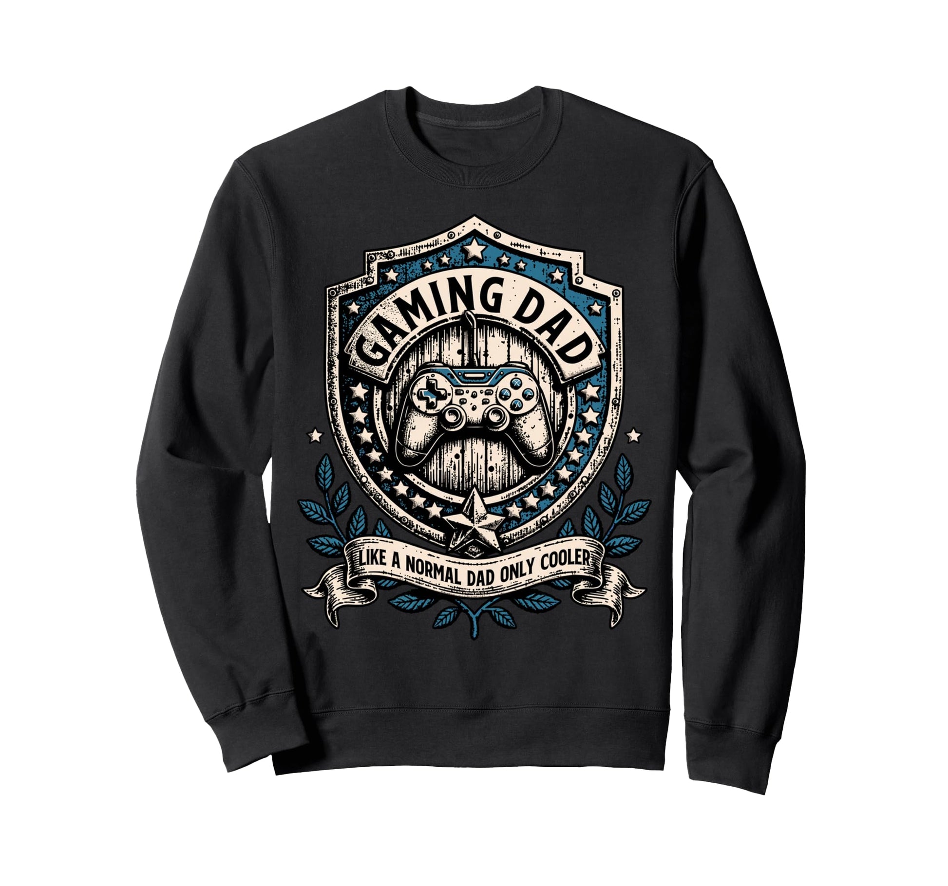Patriotic Usa Gaming Dad Only Cooler Sweatshirt - Trendy Graphic for Adults - T-Shirt, Sweatshirt, Hoodie