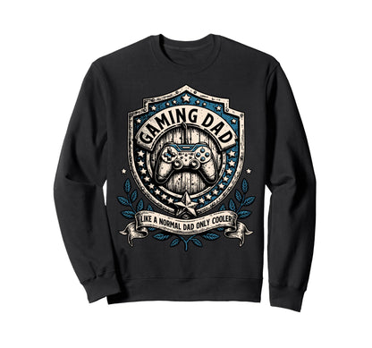 Patriotic Usa Gaming Dad Only Cooler Sweatshirt - Trendy Graphic for Adults - T-Shirt, Sweatshirt, Hoodie