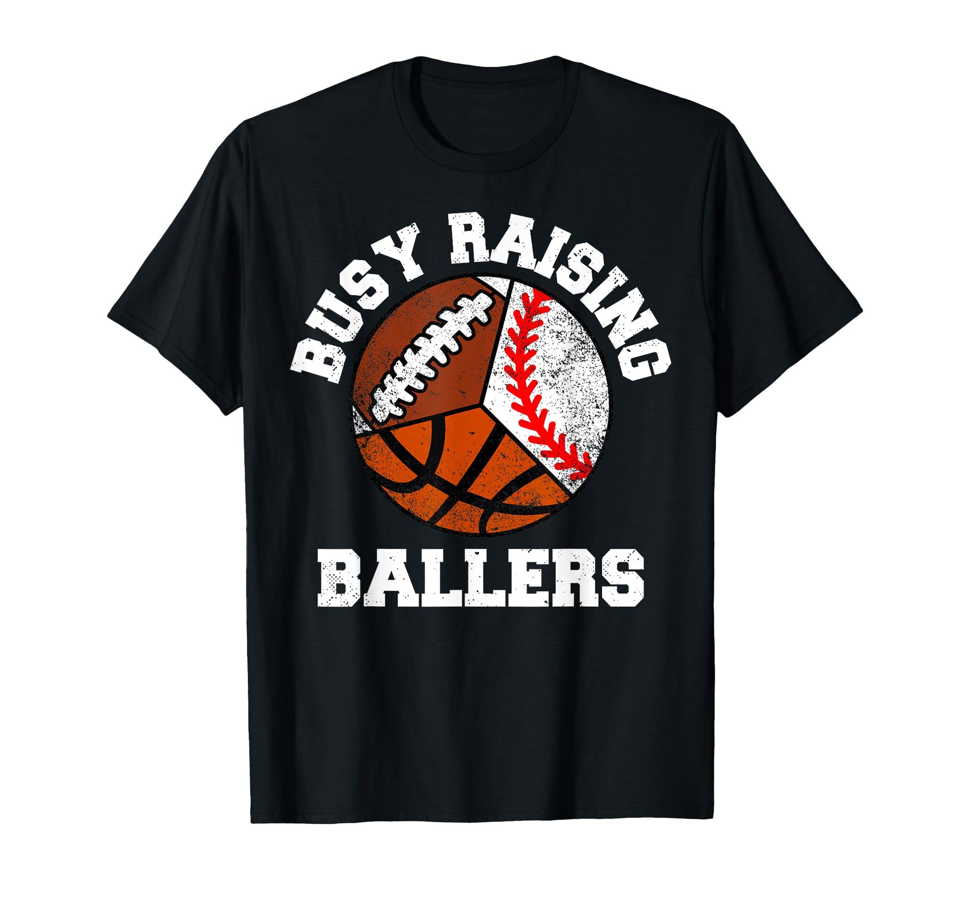 Busy Raising Ballers Funny Baseball T-Shirt - Streetwear Style for Adults - T-Shirt, Sweatshirt, Hoodie