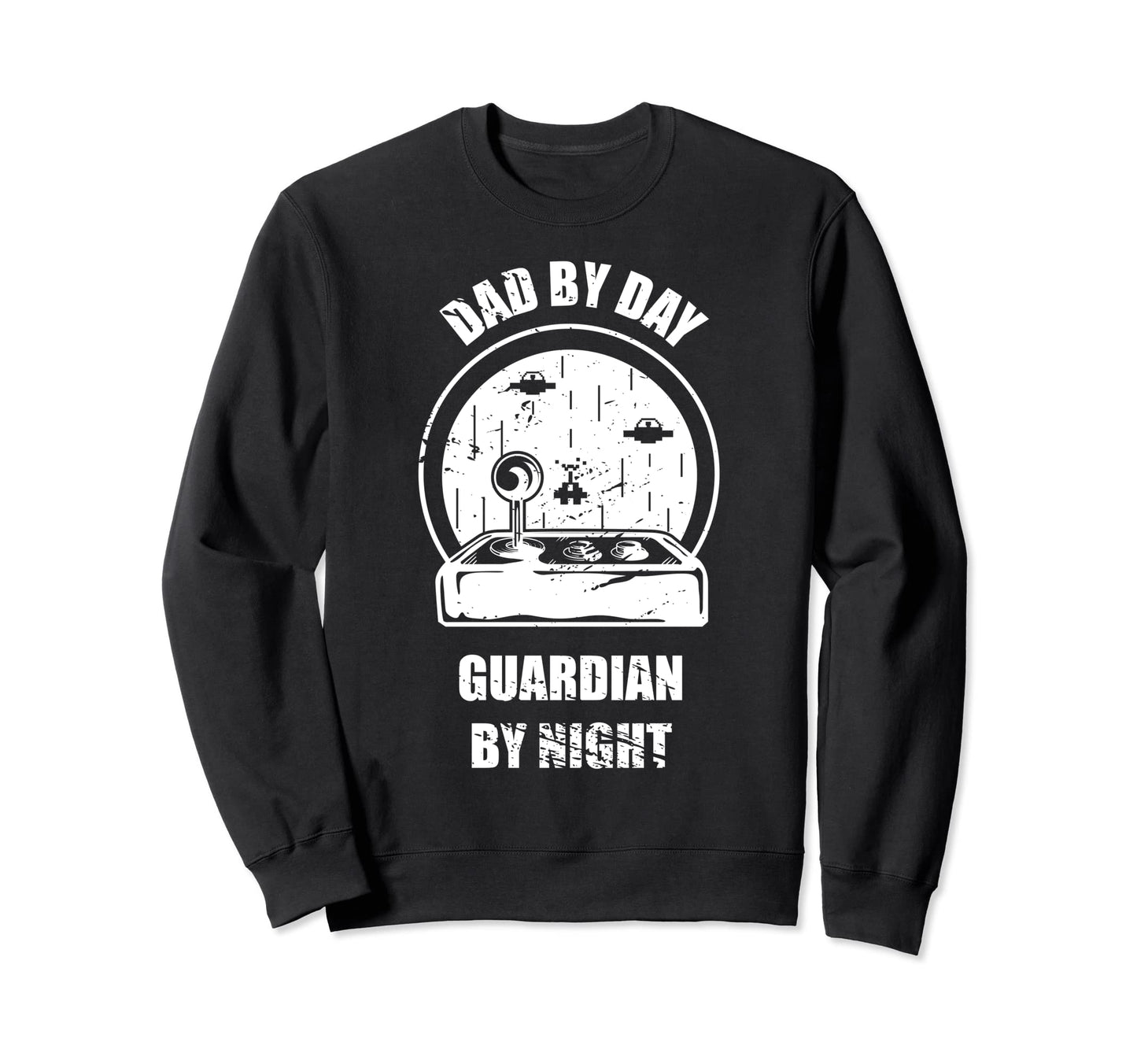 Gamer Dad Dad Day Guardian Night Gaming Sweatshirt - Novelty Apparel Unisex - T-Shirt, Sweatshirt, Hoodie
