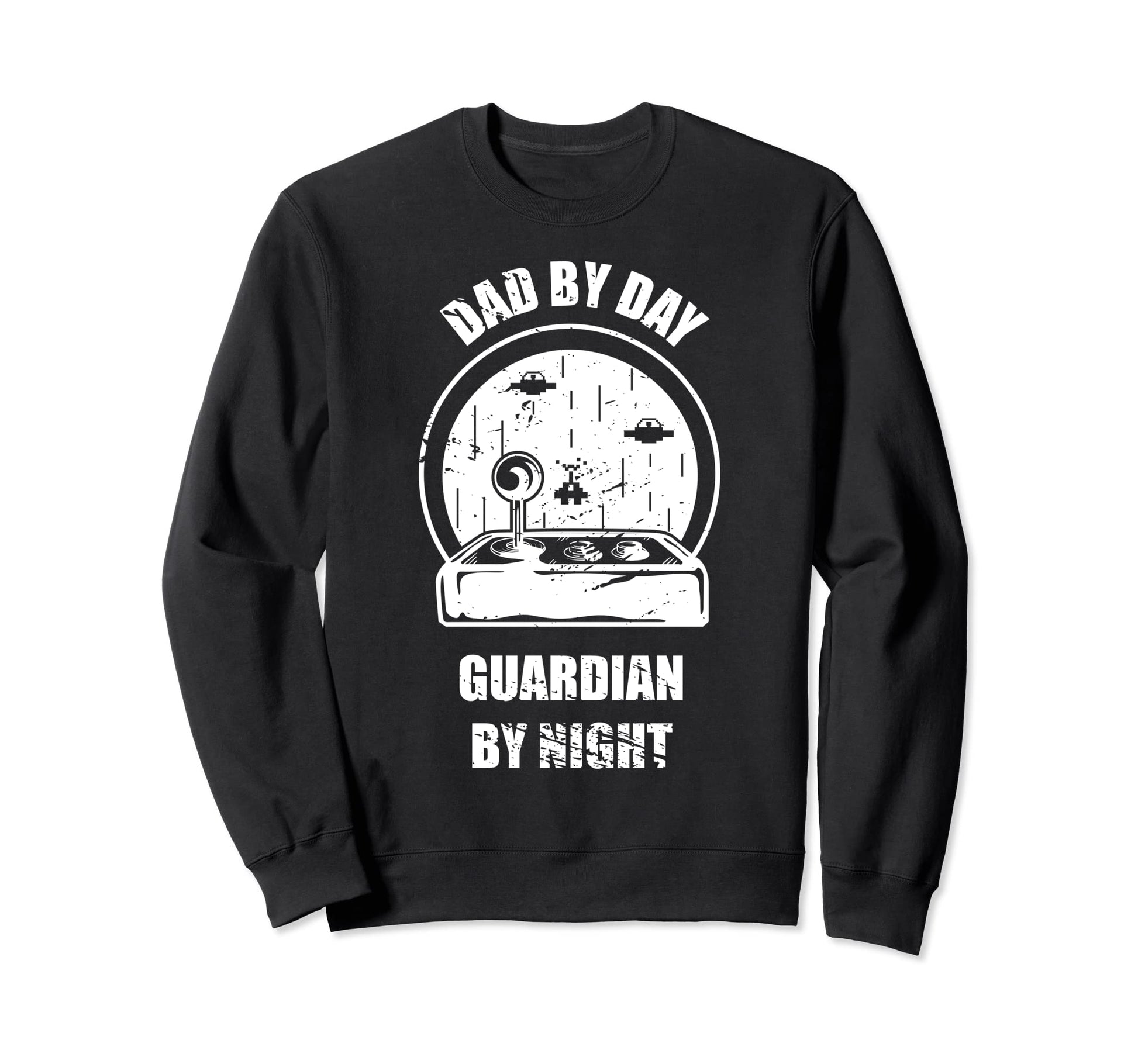 Gamer Dad Dad Day Guardian Night Gaming Sweatshirt - Novelty Apparel Unisex - T-Shirt, Sweatshirt, Hoodie
