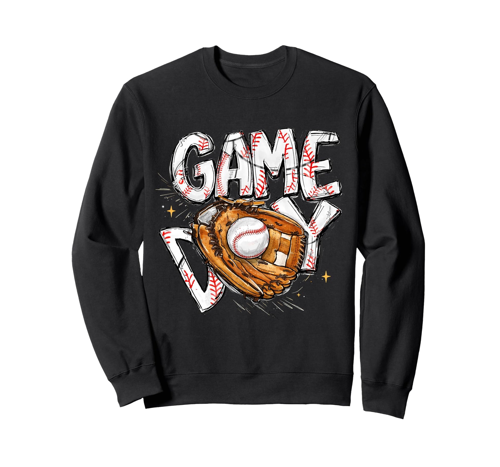 Game Day Baseball Softball Mom Sweatshirt - Fun Novelty Design Men Women - T-Shirt, Sweatshirt, Hoodie