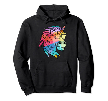 Unicorn Funny Unicorns Rainbow Lover Hoodie - Graphic Print Men Women - T-Shirt, Sweatshirt, Hoodie