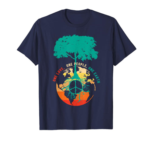 World Peace Tree Love People Earth Day T-Shirt - Trendy Graphic Men Women - T-Shirt, Sweatshirt, Hoodie