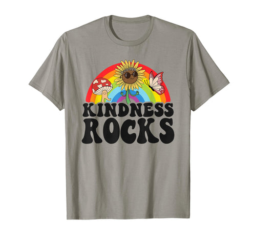 Anti Bullying Hippie Teacher Rainbow T-Shirt - Trendy Graphic for Adults - T-Shirt, Sweatshirt, Hoodie