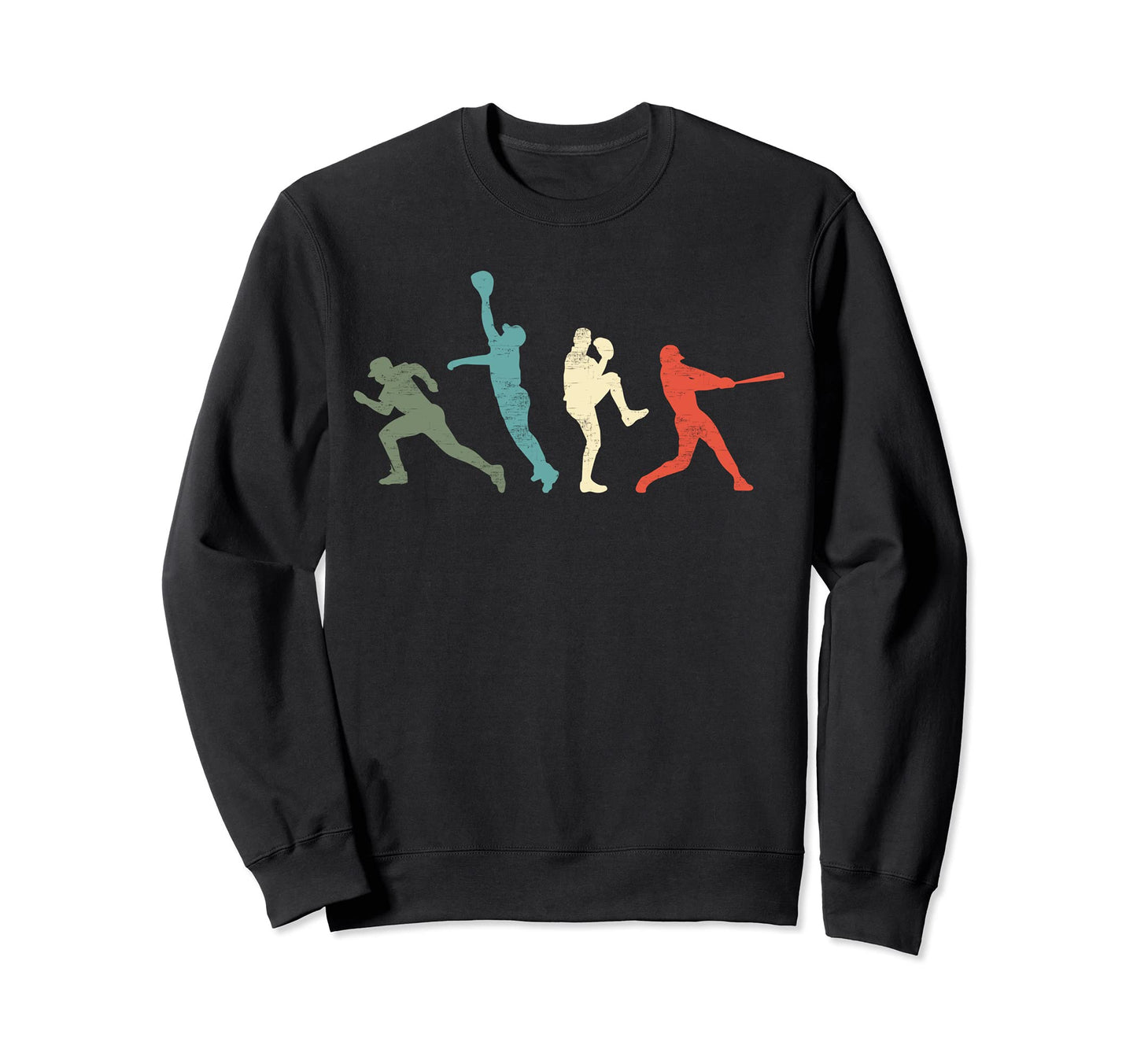 Baseball Catcher Pitcher Batter Sweatshirt - Casual Everyday Wear Unisex - T-Shirt, Sweatshirt, Hoodie