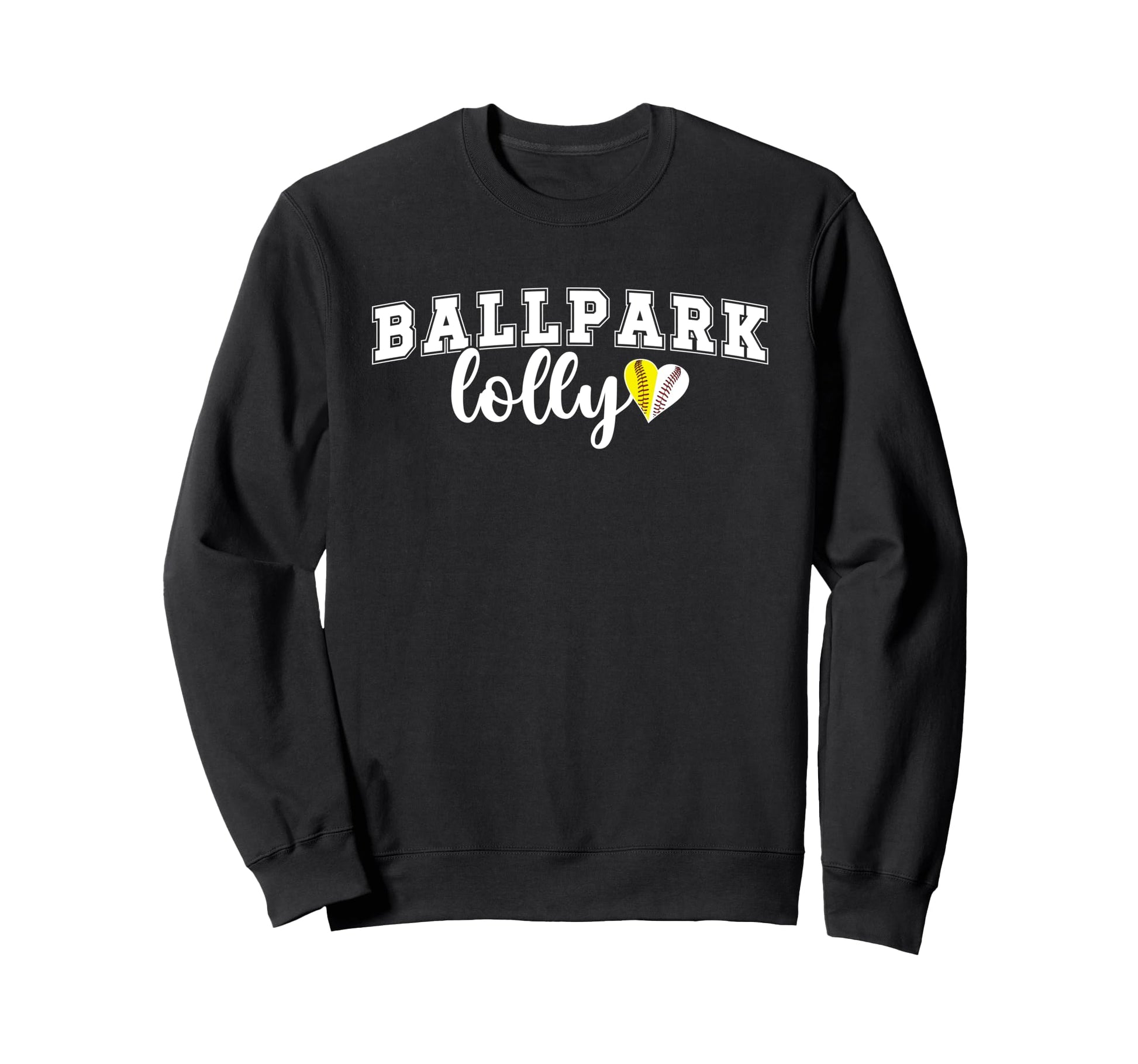 Ballpark Lolly Grandma Softball Sweatshirt - Unique Graphic for Adults - T-Shirt, Sweatshirt, Hoodie