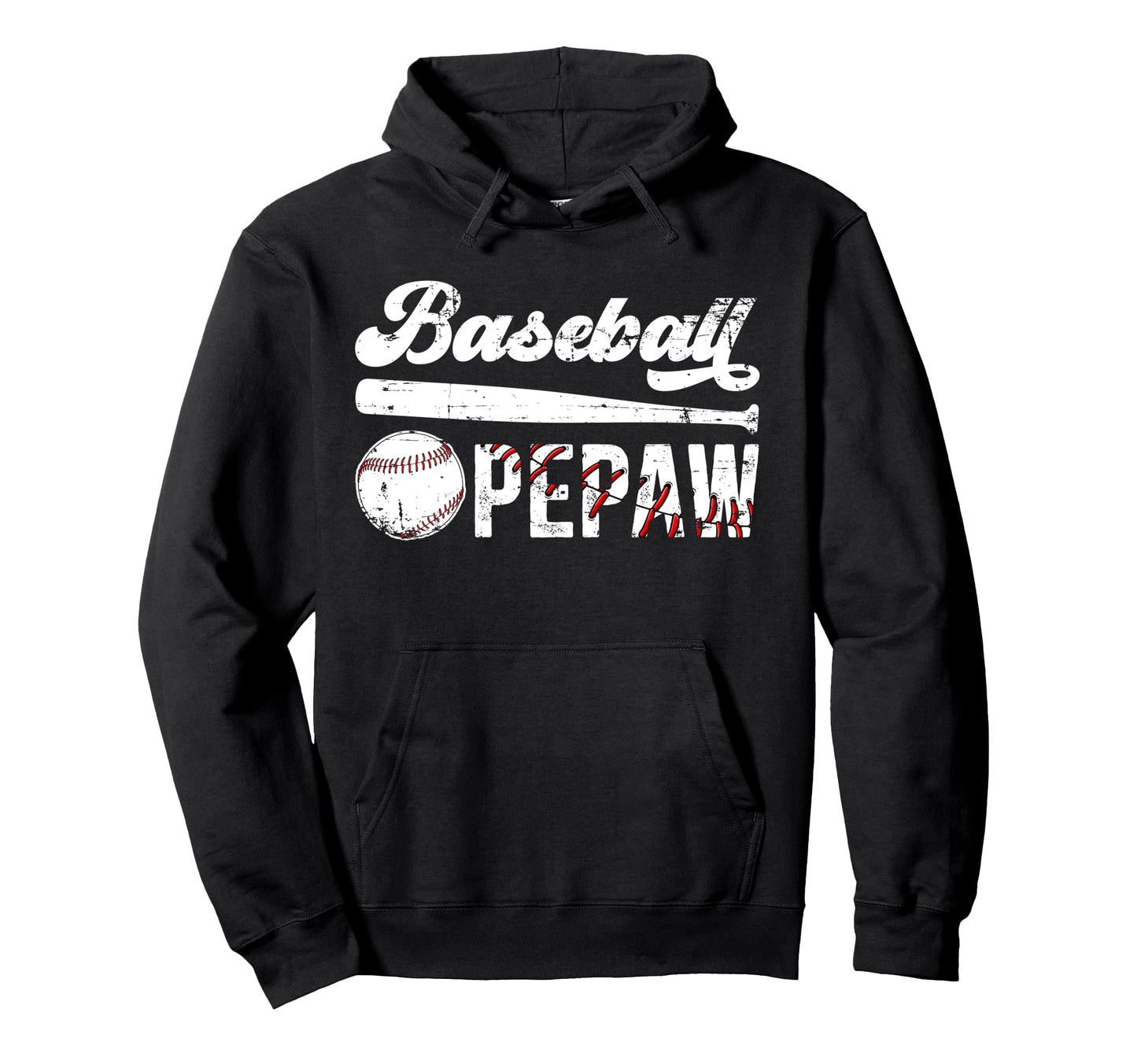 Baseball Pepaw Grandpa Pepaw Baseball Hoodie - Streetwear Style Men Women - T-Shirt, Sweatshirt, Hoodie