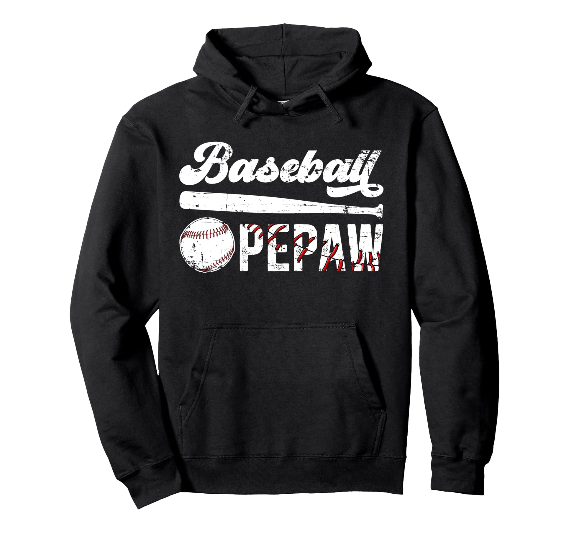Baseball Pepaw Grandpa Pepaw Baseball Hoodie - Streetwear Style Men Women - T-Shirt, Sweatshirt, Hoodie