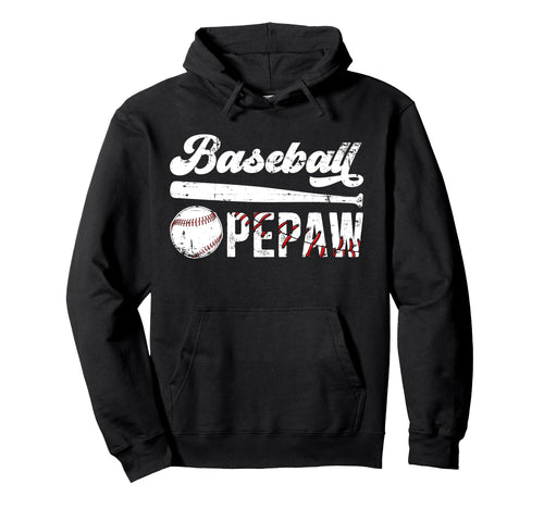 Baseball Pepaw Grandpa Pepaw Baseball Hoodie - Streetwear Style Men Women - T-Shirt, Sweatshirt, Hoodie