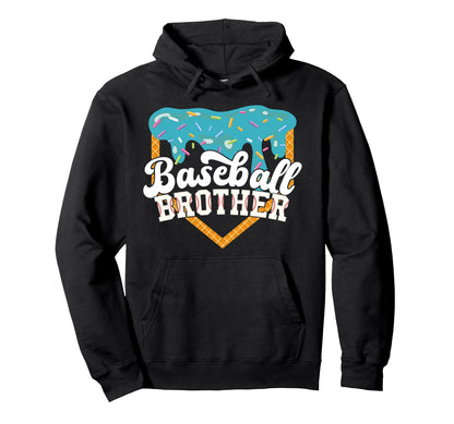Baseball Brother Drip Ice Cream Hoodie - Unique Graphic Unisex - T-Shirt, Sweatshirt, Hoodie