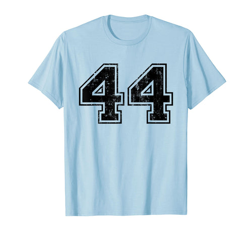 Number 44 Varsity Distressed Sport T-Shirt - Casual Everyday Wear Unisex - T-Shirt, Sweatshirt, Hoodie