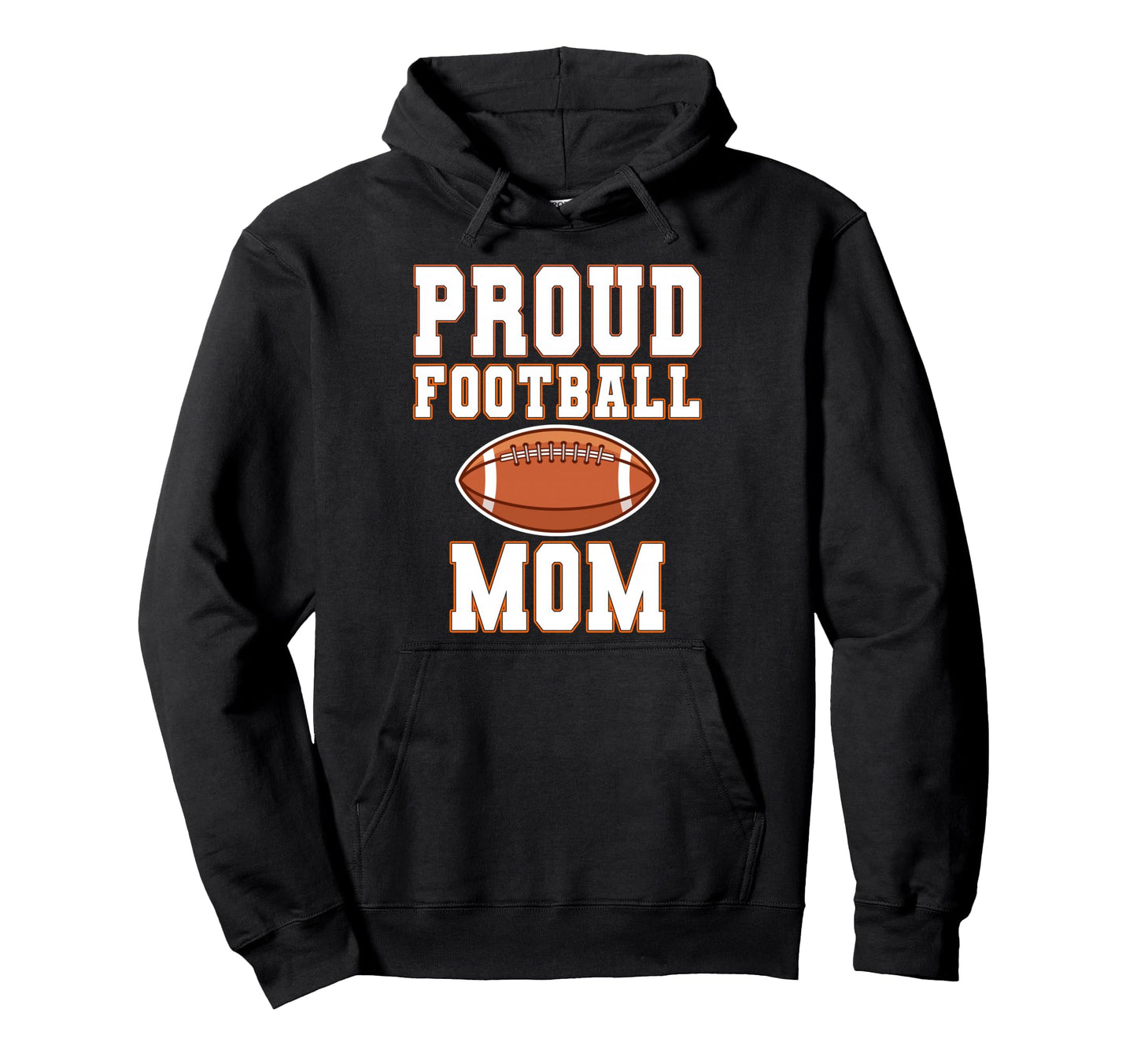 Proud Football Mom Game Day Hoodie - Graphic Print Unisex - T-Shirt, Sweatshirt, Hoodie