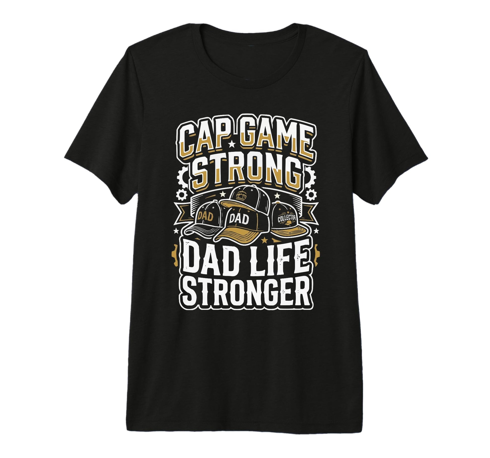 Cap Collector Dad Cap Lover Daddy Cap T-Shirt - Minimalist Print Men Women - T-Shirt, Sweatshirt, Hoodie