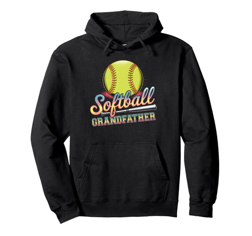 Softball Grandfather Tie Dye Mama Hoodie - Custom Art Print for Adults - T-Shirt, Sweatshirt, Hoodie