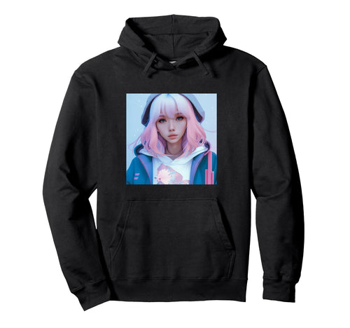 Japanese Vaporwave Anime Hoodie - Custom Art Print Unisex - T-Shirt, Sweatshirt, Hoodie