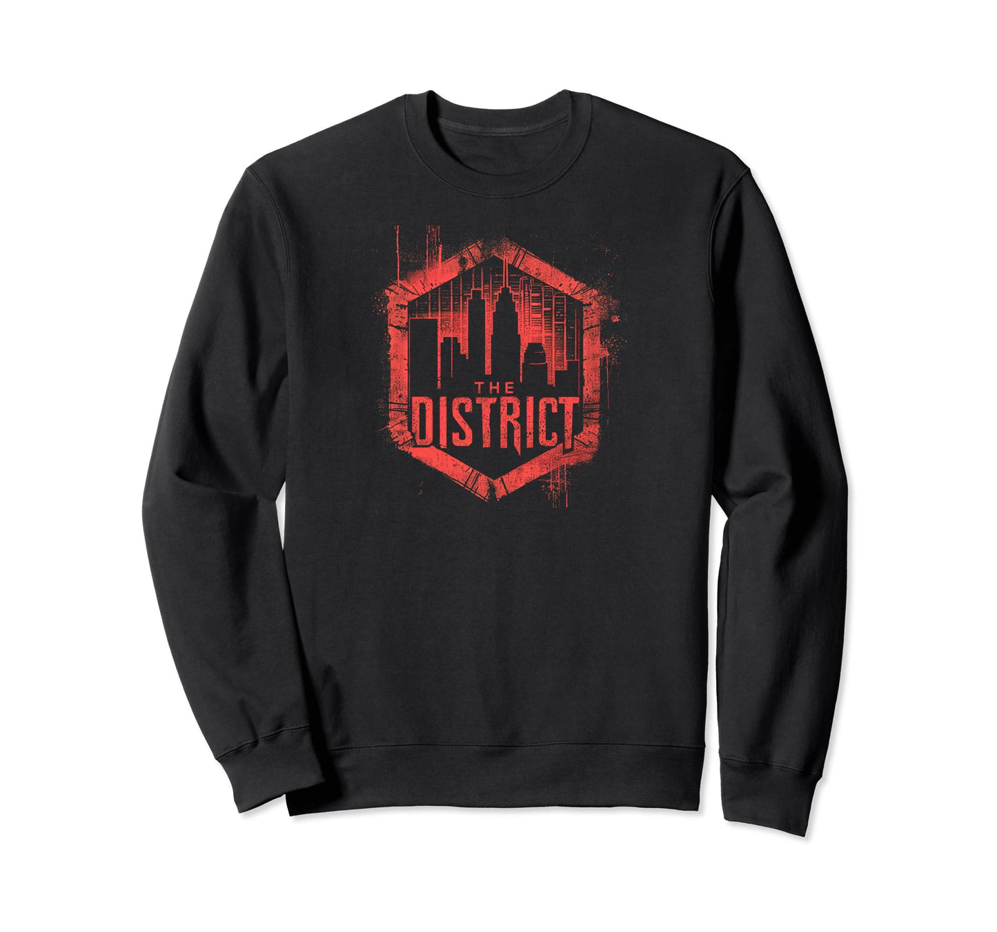 District Grit 90S Grunge Urbandecay Sweatshirt - Fun Novelty Design Unisex - T-Shirt, Sweatshirt, Hoodie