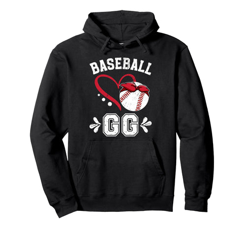 Baseball Gg Grandma Gg Baseball Player Gg Hoodie - Minimalist Print Unisex - T-Shirt, Sweatshirt, Hoodie