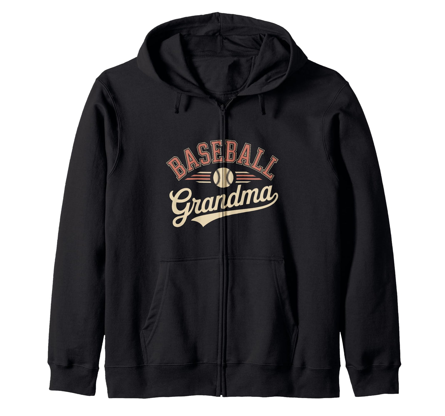 Funny Baseball Grandma Mothers Day Hoodie - Graphic Print Men Women - T-Shirt, Sweatshirt, Hoodie