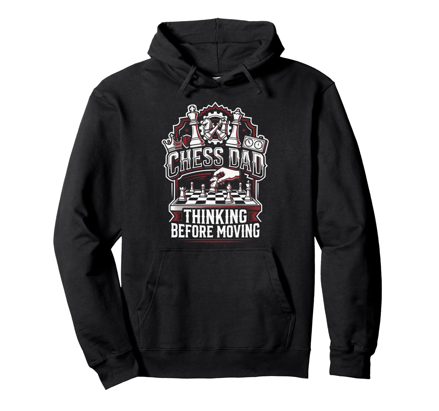 Chess Dad Board Game Daddy Checkmate Papa Hoodie - Novelty Apparel Unisex - T-Shirt, Sweatshirt, Hoodie