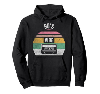 90S Vibe Cassette Rainbow Hoodie - Minimalist Print Unisex - T-Shirt, Sweatshirt, Hoodie