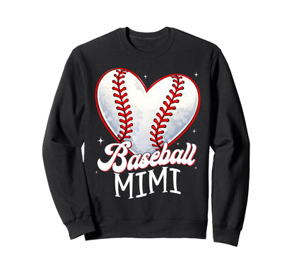 Baseball Mimi Happy Mothers Day Sweatshirt - Streetwear Style for Adults - T-Shirt, Sweatshirt, Hoodie