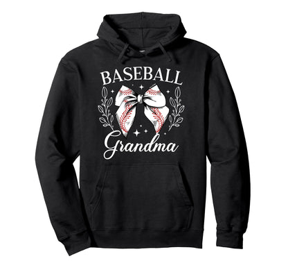 Baseball Grandma Baseball Player Grandma Hoodie - Graphic Print Men Women - T-Shirt, Sweatshirt, Hoodie