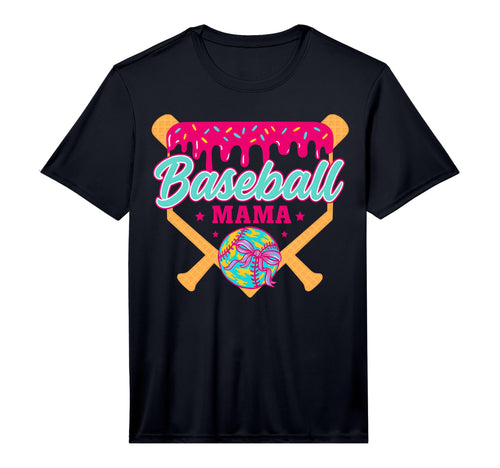 Baseball Drip Mama Ice Cream Drip T-Shirt - Graphic Print Men Women - T-Shirt, Sweatshirt, Hoodie