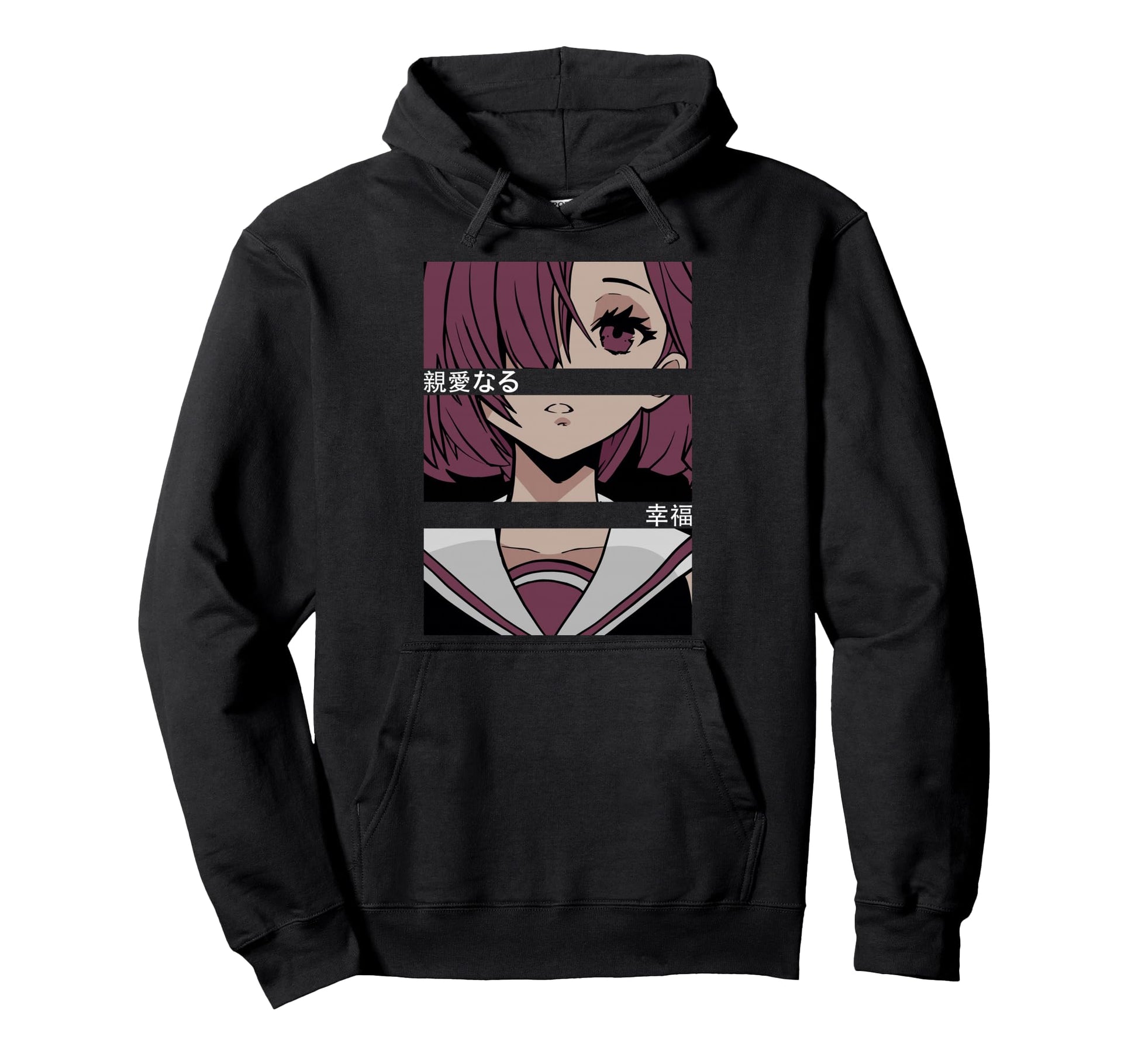 Anime Eyes Japan Culture Art Hoodie - Aesthetic Graphic for Adults - T-Shirt, Sweatshirt, Hoodie