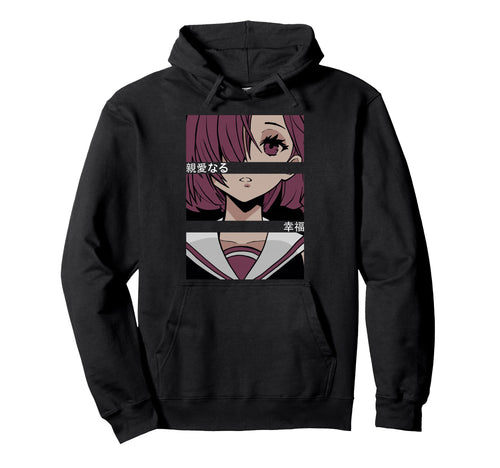 Anime Eyes Japan Culture Art Hoodie - Aesthetic Graphic for Adults - T-Shirt, Sweatshirt, Hoodie