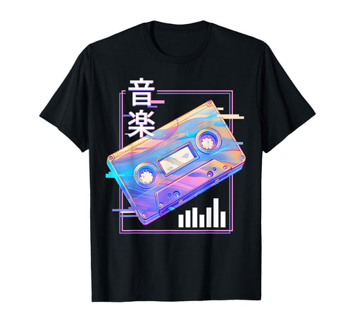 Music Casette Tape 80S Pastel T-Shirt - Streetwear Style for Adults - T-Shirt, Sweatshirt, Hoodie