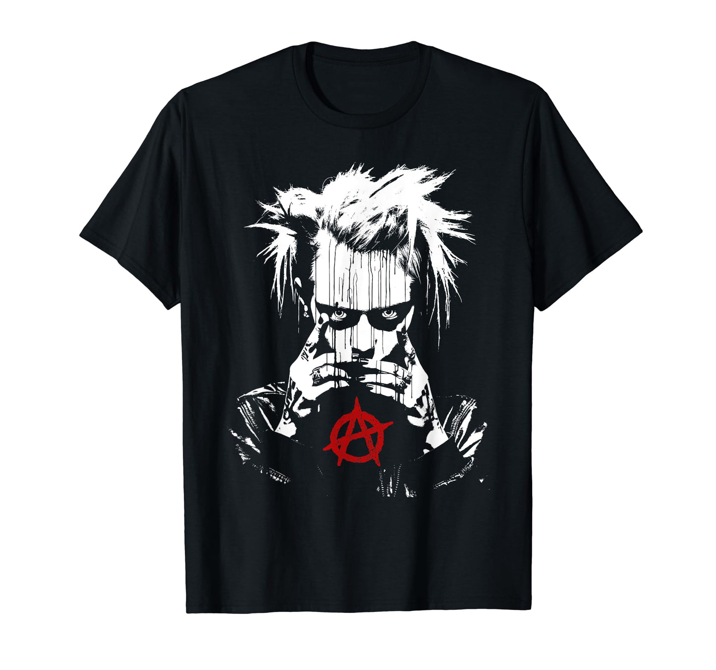 Grunge Distressed Punk Aesthetic 90S T-Shirt - Custom Art Print Unisex - T-Shirt, Sweatshirt, Hoodie