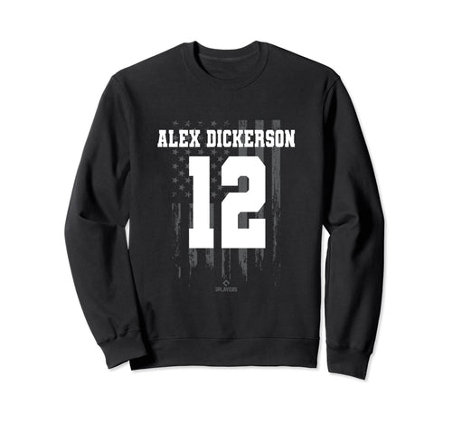 Alex Dickerson Flag Mlbpa San Sweatshirt - Custom Art Print Unisex - T-Shirt, Sweatshirt, Hoodie